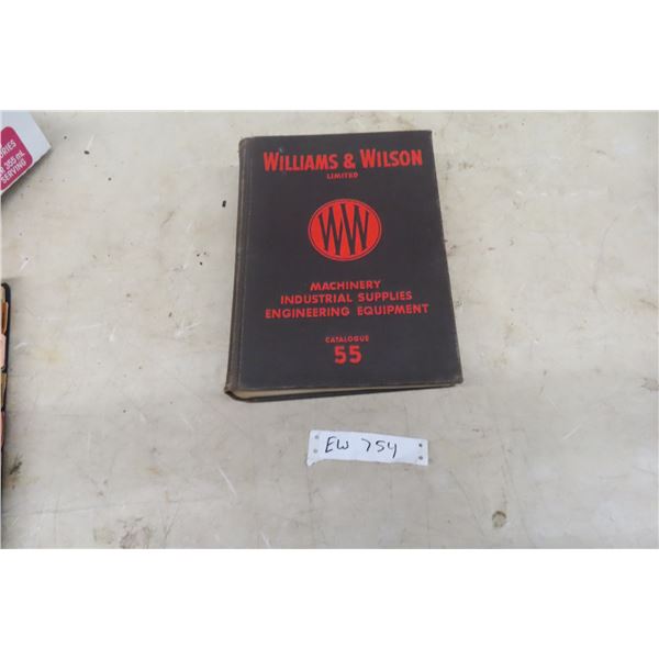 Williams + Wilson Machines Catalogue #55