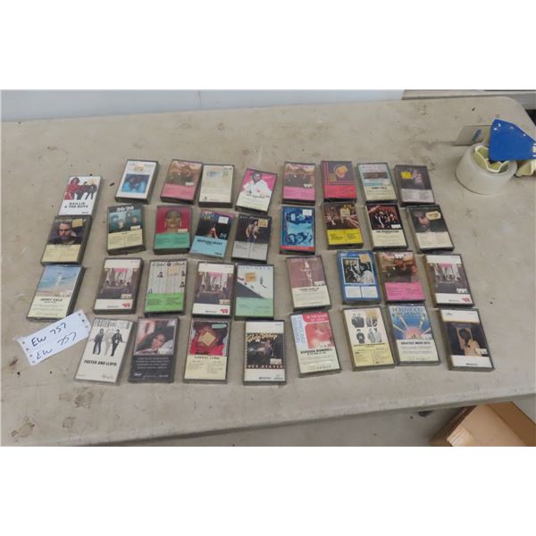 35 New Old Stock Cassette Music Tapes: Soft Listening, 