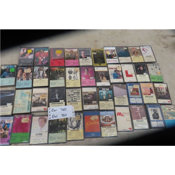 53 New Old Stock Cassettes: Soft Listening, Country, Rock, 