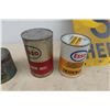 Image 3 : Shelter Area Metal Sign, 2 Esso Quart Cans with Product, Coop