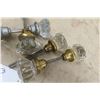 Image 2 : 9 Vintage Glass Door Knobs 