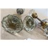 Image 3 : 9 Vintage Glass Door Knobs 