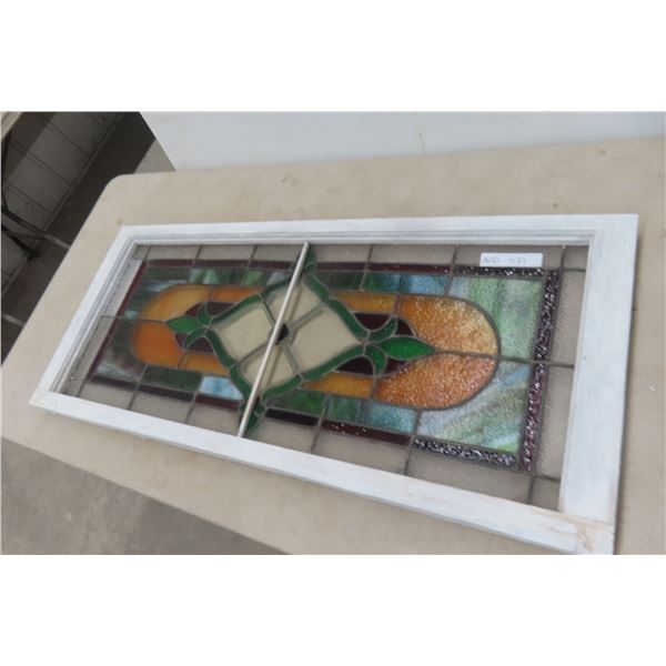 Stained Glass Window 18'' x 42''