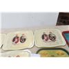 Image 7 : 8 Royalty Tin Trays 1930s & 1950s