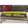 Image 4 : Western Union Light Up 2 Sided Sign 12'' x 36'' 
