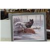 Image 1 : Wolf Print Hand Signed 32'' x 27'', Eagle Print Signed 19'' x 25'' 