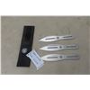 Image 1 : Set of 3 Smith&Wesson Bullseye Throwing Knives