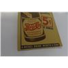 Image 2 : Pepsi Cardboard Sign 8'' x 16'' 
