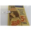 Image 3 : Pepsi Cardboard Sign 8'' x 16'' 