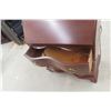 Image 11 : Secretary Desk with Top Book Case & Cherry Finish 