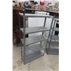 Image 2 : 2 Metal 5 Tier Shelves 55'' x 30'' x 12''