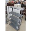 Image 4 : 2 Metal 5 Tier Shelves 55'' x 30'' x 12''
