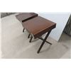 Image 4 : 2 End Tables with Drawer 24'' x 20'' x 18'' 