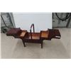 Image 3 : Folding Wood Sewing Case 