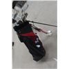 Image 7 : 9 Right Handed Golf Clubs with Bag & Cart