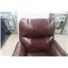 Image 2 : Leather/Leather Style Power Recliner 