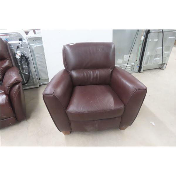 Leather/Leather Style Living Room Chair 