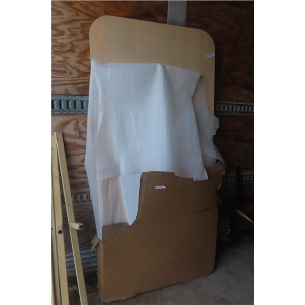 New in Box Wood Table 40'' x 84'' x 30'' 