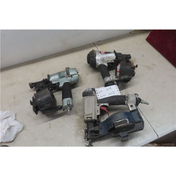3 Air Coil Nailers : Bosch, Hitachi, Grip Rite