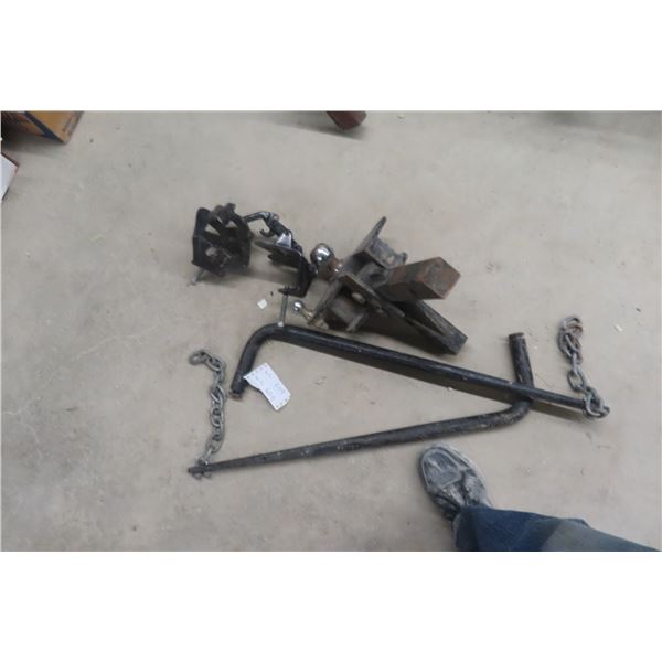 Equalizer Hitch, Sway Bars, Receiver with Ball 