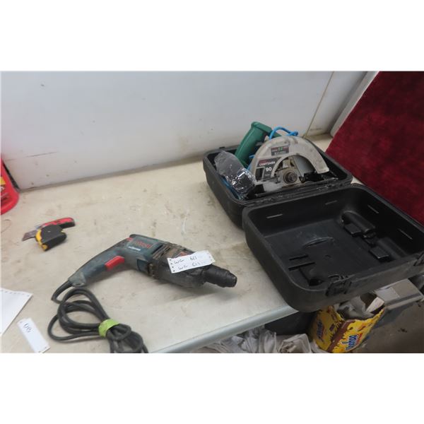 Bosch Hammer Drill, Craftsman Circular Saw 
