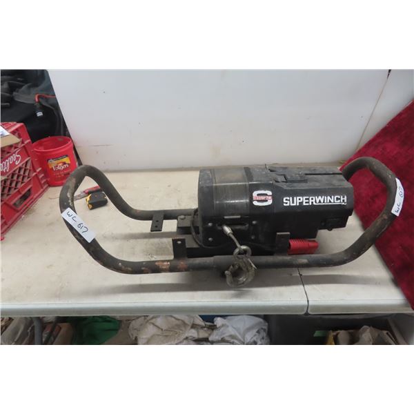 Super Winch 3500lbs with Receiver Hitch Mount