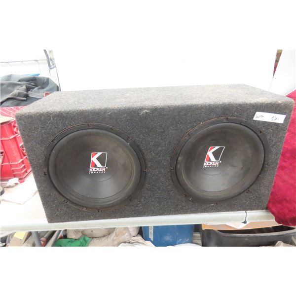 Kicker Impulse Boxed in Set of Speakers 10'' x 30'' x 13'' 