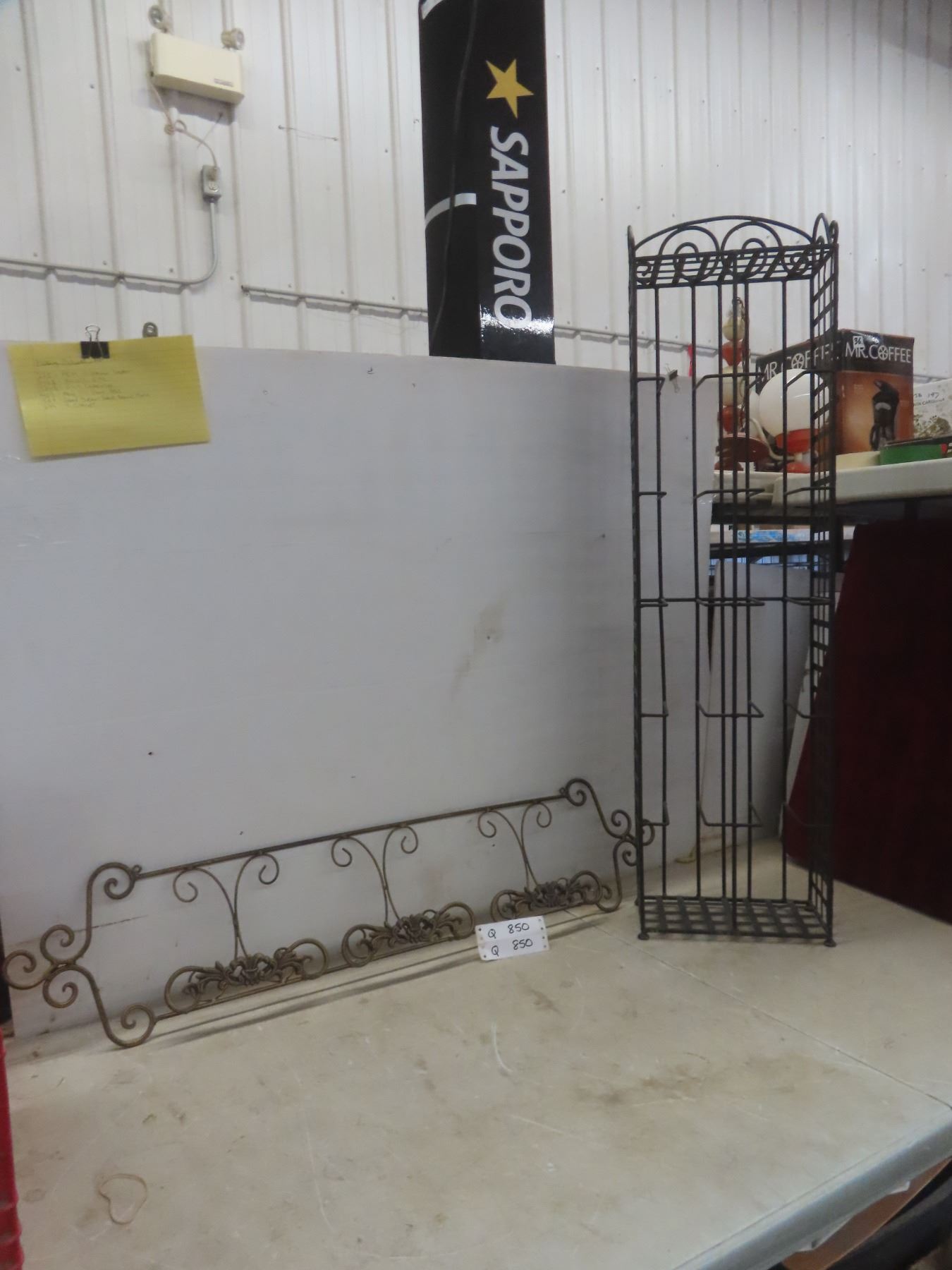 Two Decorative Metal Display Racks, 43