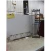 Image 1 : Two Decorative Metal Display Racks, 43" x 11" x 6" and 9" x 40" x 2"
