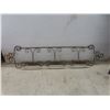 Image 2 : Two Decorative Metal Display Racks, 43" x 11" x 6" and 9" x 40" x 2"