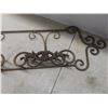 Image 4 : Two Decorative Metal Display Racks, 43" x 11" x 6" and 9" x 40" x 2"