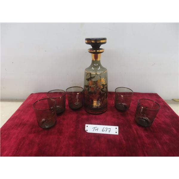 Mid-Century Modern Decanter Set