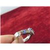 Image 8 : Sterling Silver and Rhinestone Ring
