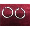 Image 5 : Two Pairs of Hoop Earrings — One Sterling Silver, One 10K Gold and Sterling