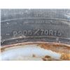 Image 6 : Four Winter Tires With Studs and Rims, 205/70R15