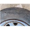Image 8 : Four Winter Tires With Studs and Rims, 205/70R15