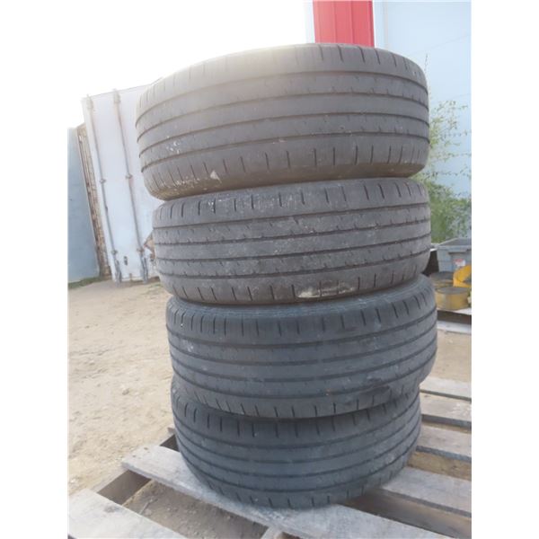 Four Tires With Chevrolet Rims, 235/60R17