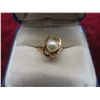 Image 2 : 10K Gold and Pearl Ring, Size 5, Total Weight 2.6 G