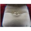 Image 2 : 10K Gold and Diamond Ring, Size 7, Total Weight 0.69 G