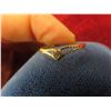 Image 8 : 10K Gold and Diamond Ring, Size 7, Total Weight 0.69 G