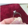 Image 6 : 14K White Gold Solitaire Diamond Princess-Cut Ring, Total Weight 2.61 G, with Appraisal