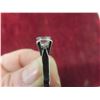 Image 8 : 14K White Gold Solitaire Diamond Princess-Cut Ring, Total Weight 2.61 G, with Appraisal
