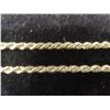 Image 2 : 10K Gold Rope-Style Chain, 18", Total Weight 3.1 G