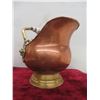Image 6 : Antique Copper and Brass Coal Scuttle Bucket