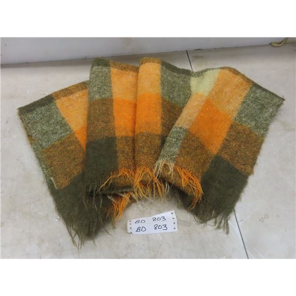 Vintage Glen Cree 100% Mohair Throw Blanket. Scotland Made