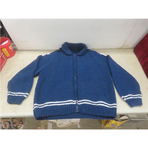 Vintage Peyton Manning Indianapolis Colts Mary Maxim Hand Knit Mens XXL Sweater