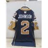 Image 3 : Vintage Winnipeg Blue Bombers Tovon Johnson Mens Large Reebok Jersey