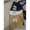 Image 4 : Vintage Winnipeg Blue Bombers Tovon Johnson Mens Large Reebok Jersey