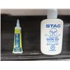 Image 4 : Vintage Stag Gun Cleaning Kit. Patches, Solvent in Org Box