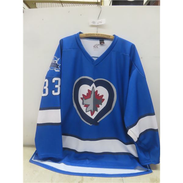 Vintage Winnipeg Jets Dustin Byfuglien Men’s XXL Charity-Game Jersey